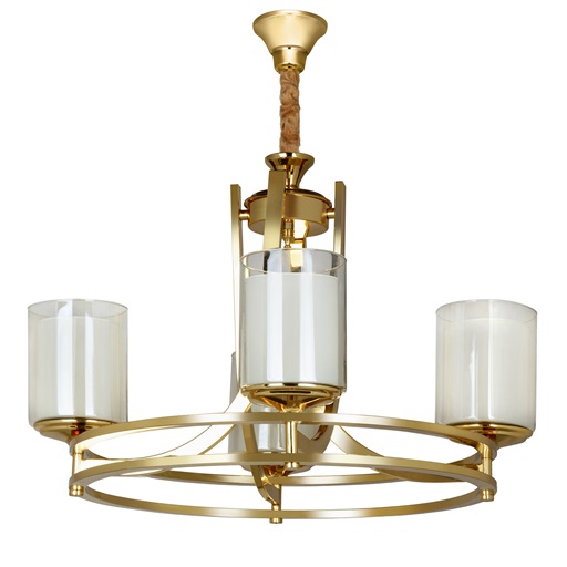 لوستر 4 شعله چشمه نور کد N2667-4 کروم