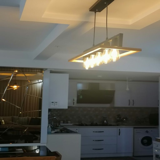 لوستر آویز پنج شعله چشمه نور کد A1336/5