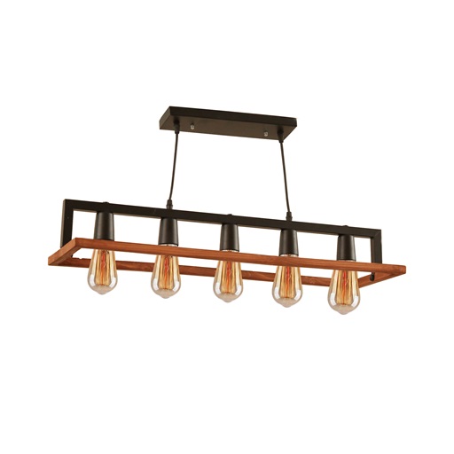 لوستر آویز پنج شعله چشمه نور کد A1336/5