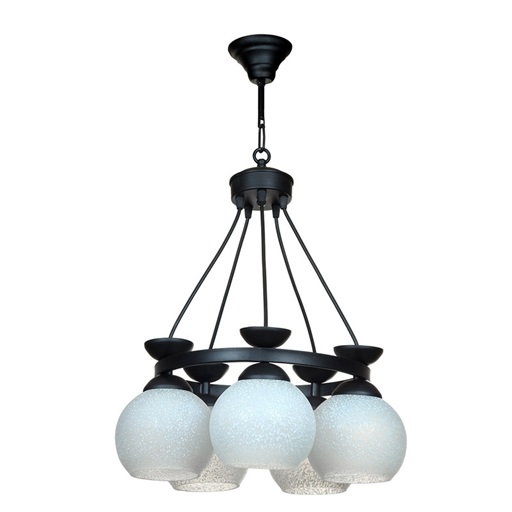 لوستر پنج شعله چشمه نور کد 1903/5BK